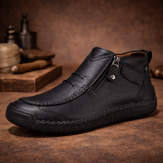 ✨ Ankle Boots Fashion Casual Side-Zipper
